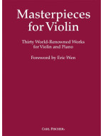 Masterpieces for Violin (noty na housle, klavír)