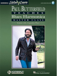 Paul Butterfield: Blues Harmonica Master Class (noty na harmoniku) (+audio)