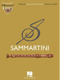 Giuseppe Sammartini: Descant Soprano Recorder Concerto in F Major (noty na zobcovou flétnu) (+audio)