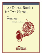 Oscar Franz: 100 Duets Book 1 (noty na lesní roh)