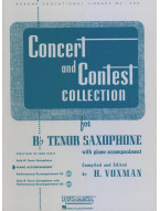 Concert And Contest Collection (noty na tenorsaxofon, klavír)