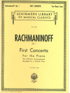 Sergej Rachmaninov: First Concerto for the Piano in F# Minor, Op. 1 (noty na čtyřruční klavír)