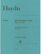 Joseph Haydn: Piano Sonata in E flat major Hob. XVI:52 (noty na klavír)