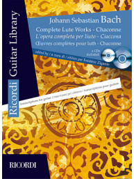 J.S. Bach: Complete Lute Works BWV 995-1001 - Chaconne (noty na kytaru) (+audio)
