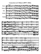 Johann Sebastian Bach: Complete Concerti (noty, partitury)