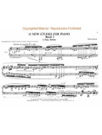 William Bolcom: 12 New Etudes for Piano (noty na klavír)
