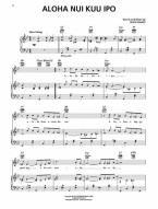 Songs of Hawaii (noty na klavír, zpěv, akordy)