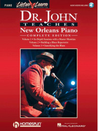 Dr. John Teaches New Orleans Piano: Complete Edition - Books 1,2,3 (noty na klavír) (+audio)