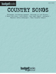 Budget Books: Country Songs (noty na klavír)