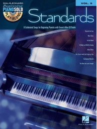 Beginning Piano Solo Play-Along 9: Standards (velké noty na klavír na snadný klavír) (+audio)