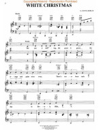 Irving Berlin: White Christmas / Bílé vánoce (noty na klavír, zpěv)