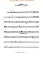 Claude Bolling: Jazz A La Francaise (noty na klavír, kontrabas, bicí)