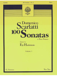 Domenico Scarlatti: 100 Sonatas - Volume 3 (noty na klavír)