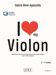 I Love my Violon (noty na housle, klavír) (+audio)