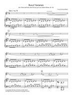 Vivan & Ketan Bhatti: Ravel Variation (noty na housle, klavír)