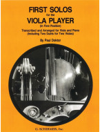 First Solos for the Viola Player (noty na violu, klavír)