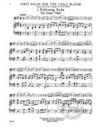 First Solos for the Viola Player (noty na violu, klavír)