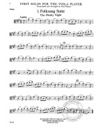 First Solos for the Viola Player (noty na violu, klavír)