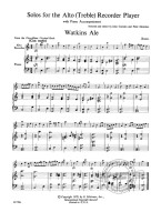 Solos for the Alto Recorder Player (noty na altovou zobcovou flétnu, klavír)