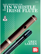 Easy Favorites for Tin Whistle or Irish Flute (noty na irskou flétnu) (+audio)