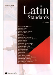 Latin Standards (noty na klavír, zpěv, akordy)