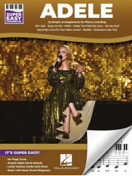 Super Easy Songbook: Adele (noty na super snadný klavír)
