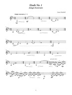 James Marshall: Modern Etudes for Low Clarinets (noty na klarinet)