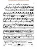 Johann Sebastian Bach: Short Preludes and Fugues (noty na klavír)