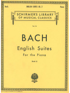 Johann Sebastian Bach: English Suites Book 2 (noty na klavír)