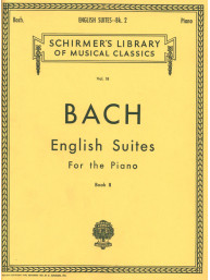 Johann Sebastian Bach: English Suites Book 2 (noty na klavír)