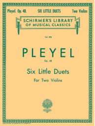 Ignace Pleyel: Six Little Duets, Op. 48 (noty na housle)