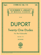 Jean-Pierre Duport: 21 Etudes - Nos 1-13, Book 1 (noty na violoncello)