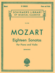 Wolfgang Amadeus Mozart: 18 Sonatas (noty na housle, klavír)