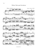 Johann Sebastian Bach: 15 Three-Part Inventions (noty na klavír)