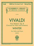 Antonio Vivaldi: Winter - Four Seasons, Op 8 (noty na housle, klavír)