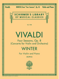 Antonio Vivaldi: Winter - Four Seasons, Op 8 (noty na housle, klavír)