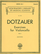 Friedrich Dotzauer: Exercises for Violoncello 1 (noty na violoncello)