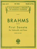 Johannes Brahms: Sonata No. 1 in E Minor, Op. 38 (noty na violoncello, klavír)