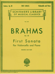 Johannes Brahms: Sonata No. 1 in E Minor, Op. 38 (noty na violoncello, klavír)