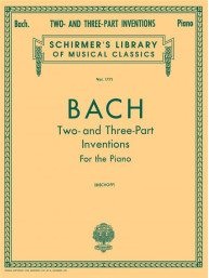 Johann Sebastian Bach: 2- and 3-Part Inventions (noty na klavír)