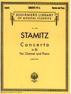 Carl Stamitz: Concerto No.6 in Eb Major (noty na klarinet, klavír)