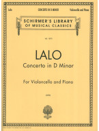 Edouard Lalo: Concerto in D Minor (noty na violoncello, klavír)