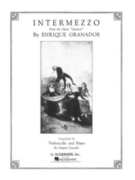 Enrique Granados: Intermezzo from Goyescas (noty na violoncello, klavír)