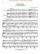 Enrique Granados: Intermezzo from Goyescas (noty na violoncello, klavír)