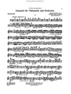 Samuel Barber: Concerto For Violoncello And Orchestra (noty na violoncello, klavír)