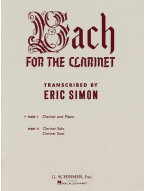 Bach for the Clarinet - Part 1 (noty na klarinet, klavír)