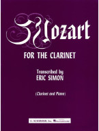 Mozart for the Clarinet (noty na klarinet, klavír)