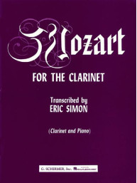 Mozart for the Clarinet (noty na klarinet, klavír)