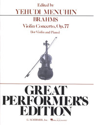 Johannes Brahms: Violin Concerto In D Op.77 (noty na housle, klavír)
