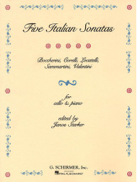 5 Italian Sonatas (noty na violoncello, klavír)